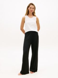 Essential Print Pyjama Bottoms — Black 1