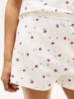 Essential Print Pyjama Shorts — Beige 3
