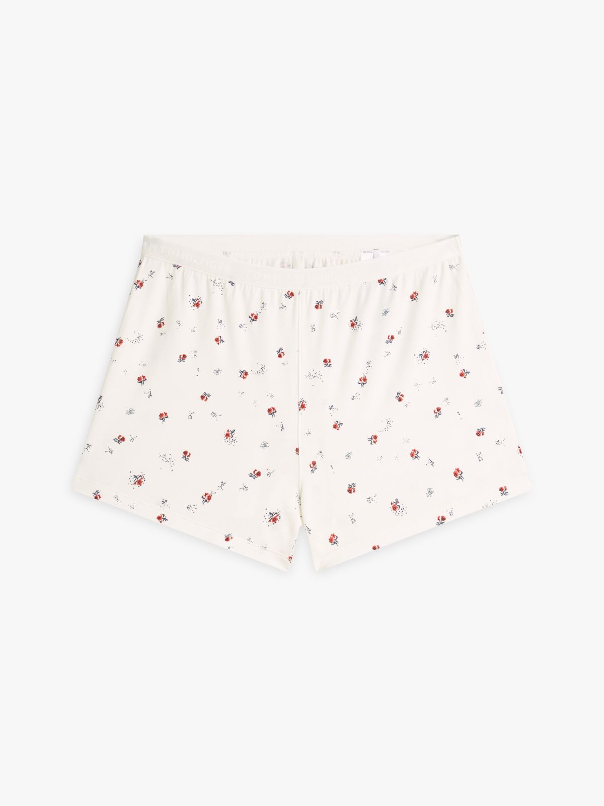 Essential Print Pyjama Shorts — Beige