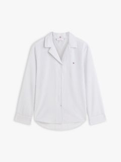 Essential Seersucker Pyjama Shirt — Blue 5