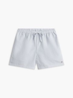 Essential Seersucker T-Shirt And Shorts Pyjama Set — Beige 6