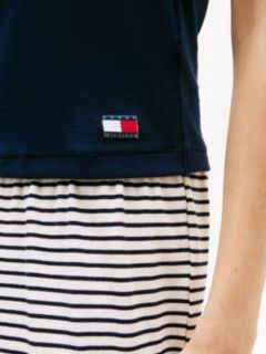 Heritage Ribbed Racerback Lounge Tank Top — Blue 2