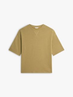 Essential Logo Embroidery Lounge T-Shirt — Brown 5
