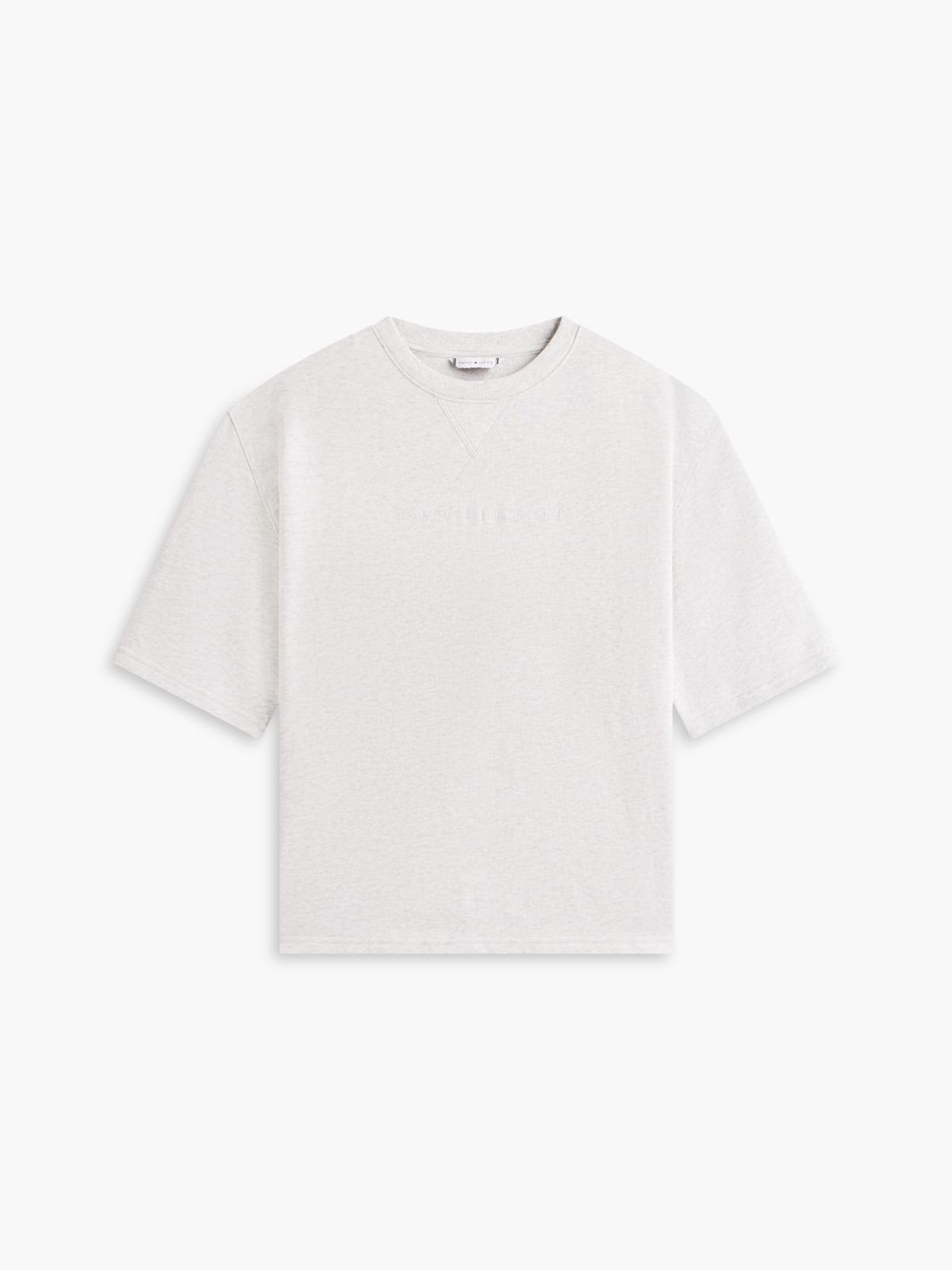 Essential Logo Embroidery Lounge T-Shirt — Grey