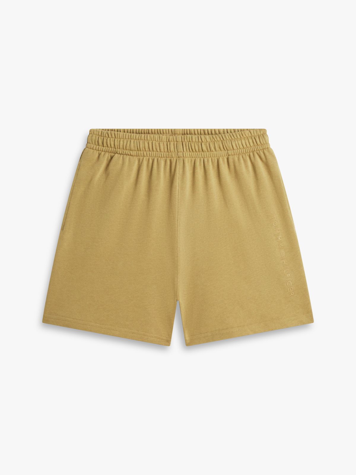 Essential Logo Embroidery Lounge Shorts — Brown