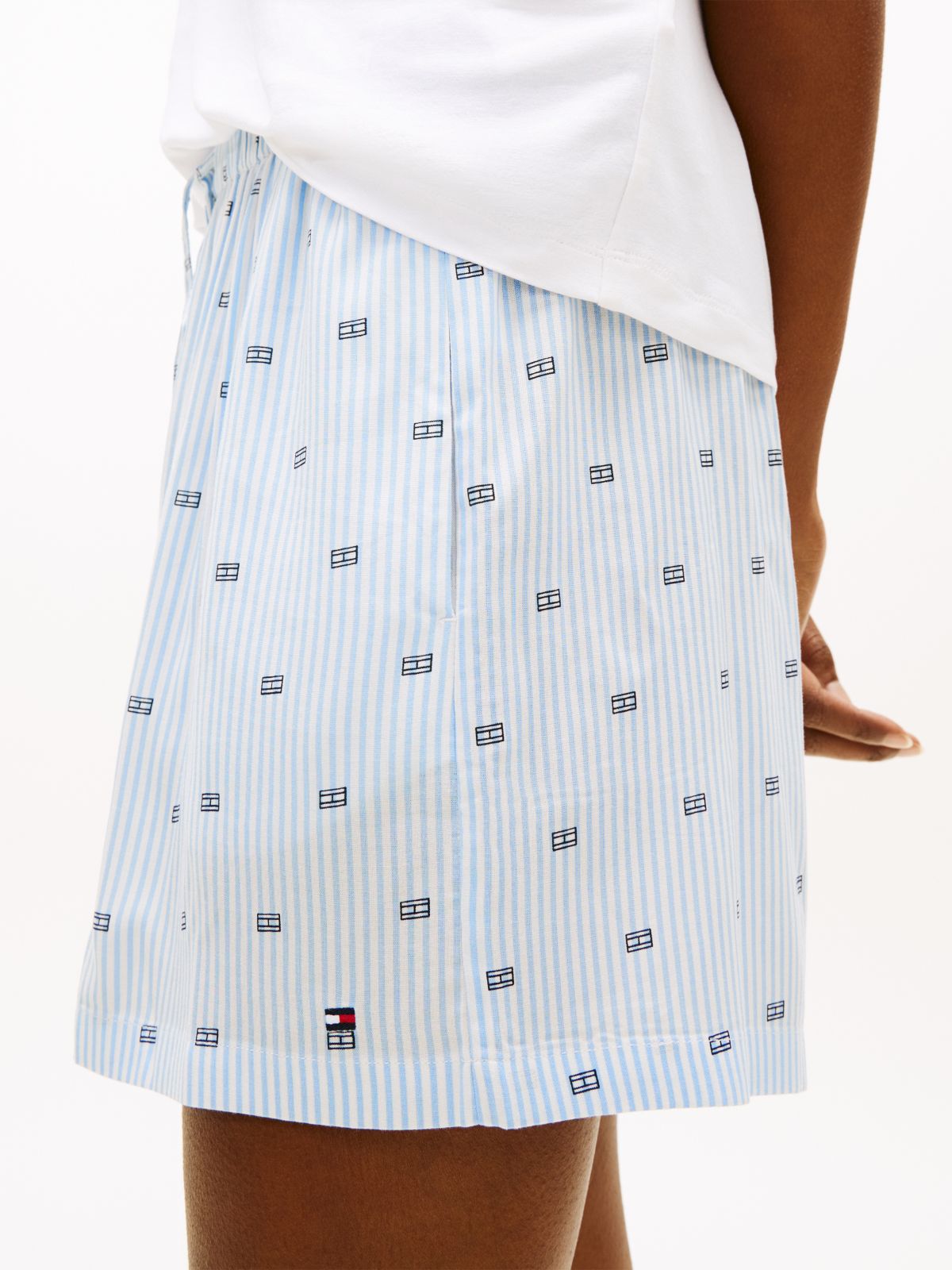 Essential T-Shirt And Shorts Pyjama Set — Beige