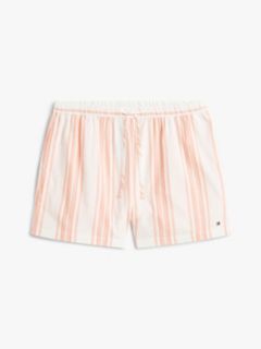 Essential Shorts Pyjama Set With Linen — Orange 6