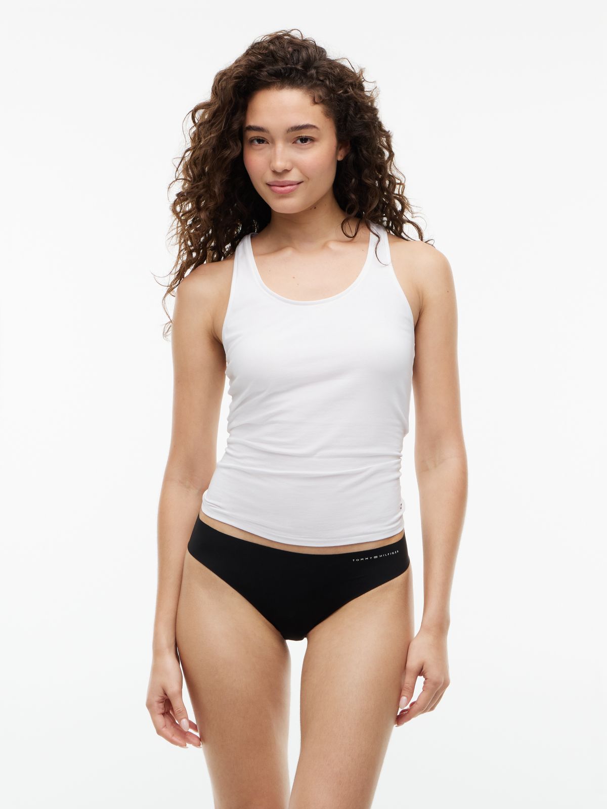 3-Pack Logo Microfibre Brazilian Briefs — Beige