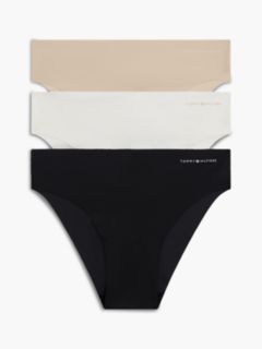 3-Pack Logo Microfibre Brazilian Briefs — Beige 1