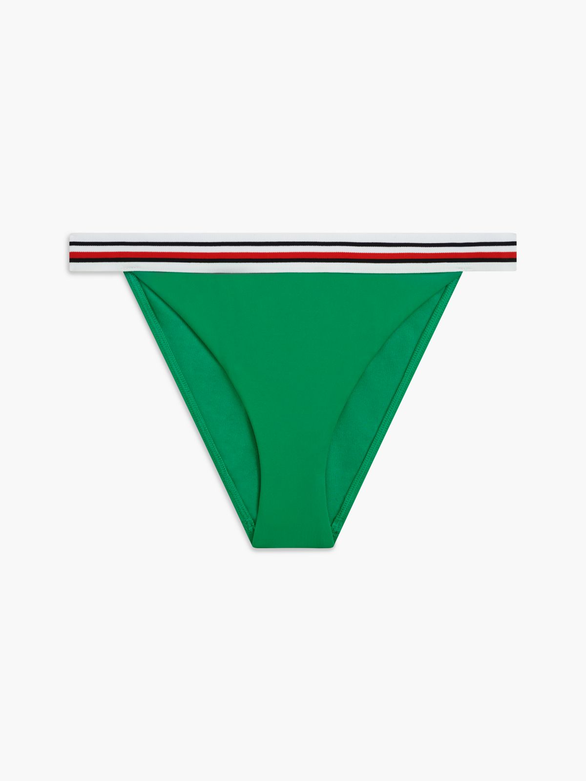 Global Stripe Cheeky Bikini Bottoms — Green