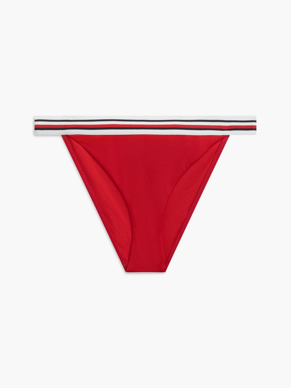 Global Stripe Cheeky Bikini Bottoms — Orange