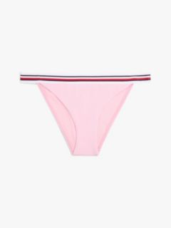 Global Stripe Cheeky Bikini Bottoms — Pink 5