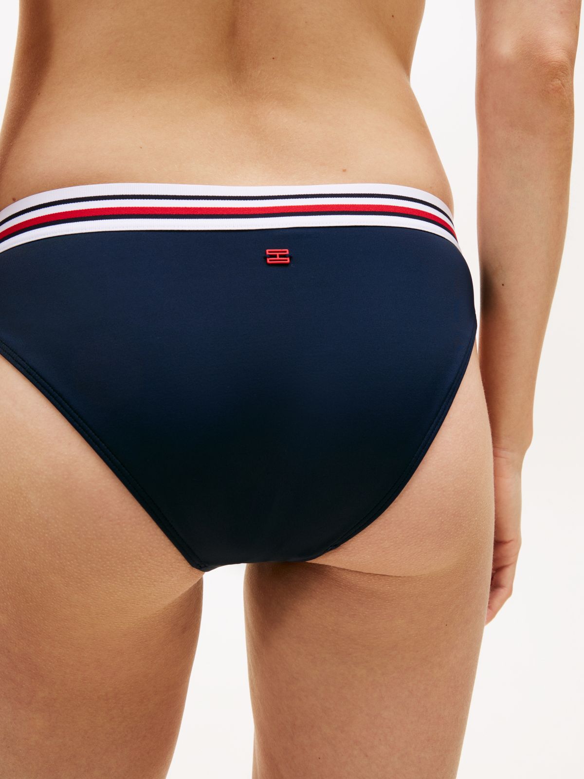 Global Stripe Bikini Bottoms — Blue