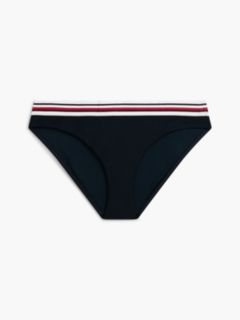 Global Stripe Bikini Bottoms — Blue 5