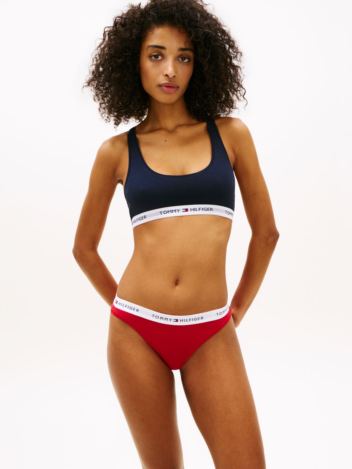 Essential 3-Pack Repeat Logo Waistband Briefs — White