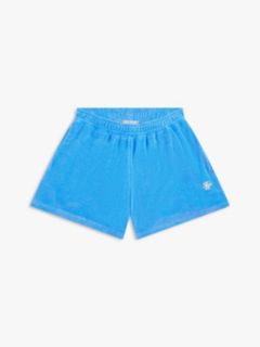 Towelling Cover-Up Shorts — Blue 5