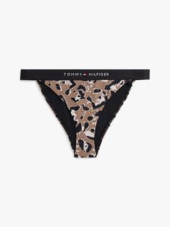 Original Print Cheeky Bikini Bottoms — Beige 5