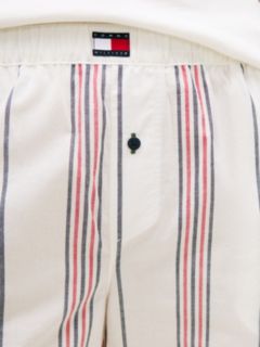 Heritage Stripe Poplin Pyjama Bottoms — Red 3