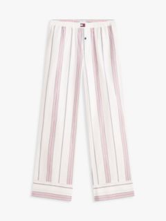 Heritage Stripe Poplin Pyjama Bottoms — Red 5