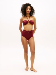 Ring High Rise Classic Bikini Bottoms — Red 2