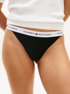 5-Pack Essential Logo Waistband Tanga Thongs — Pink 4