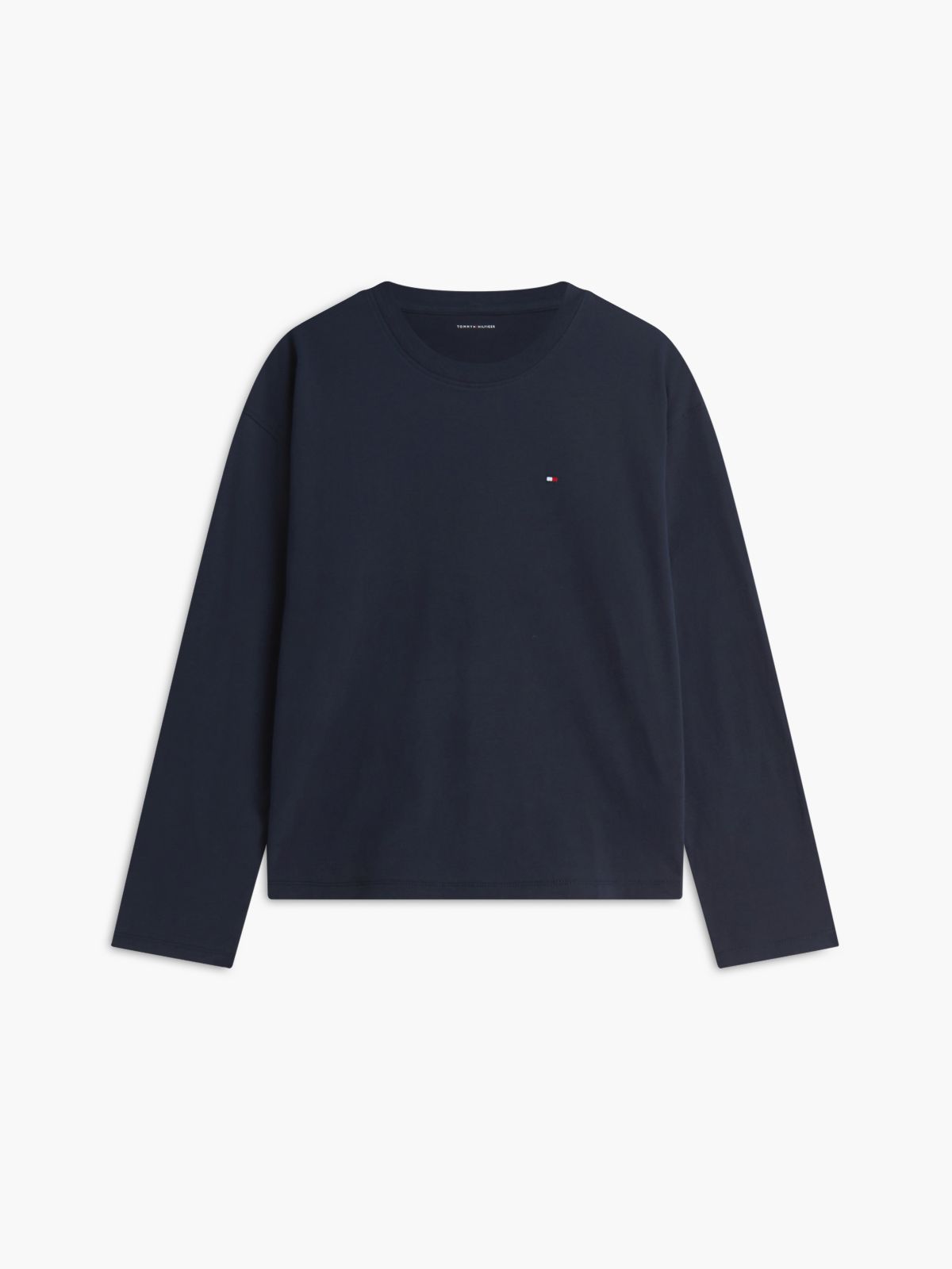 Essential Jersey Long Sleeve Pyjama Set — White