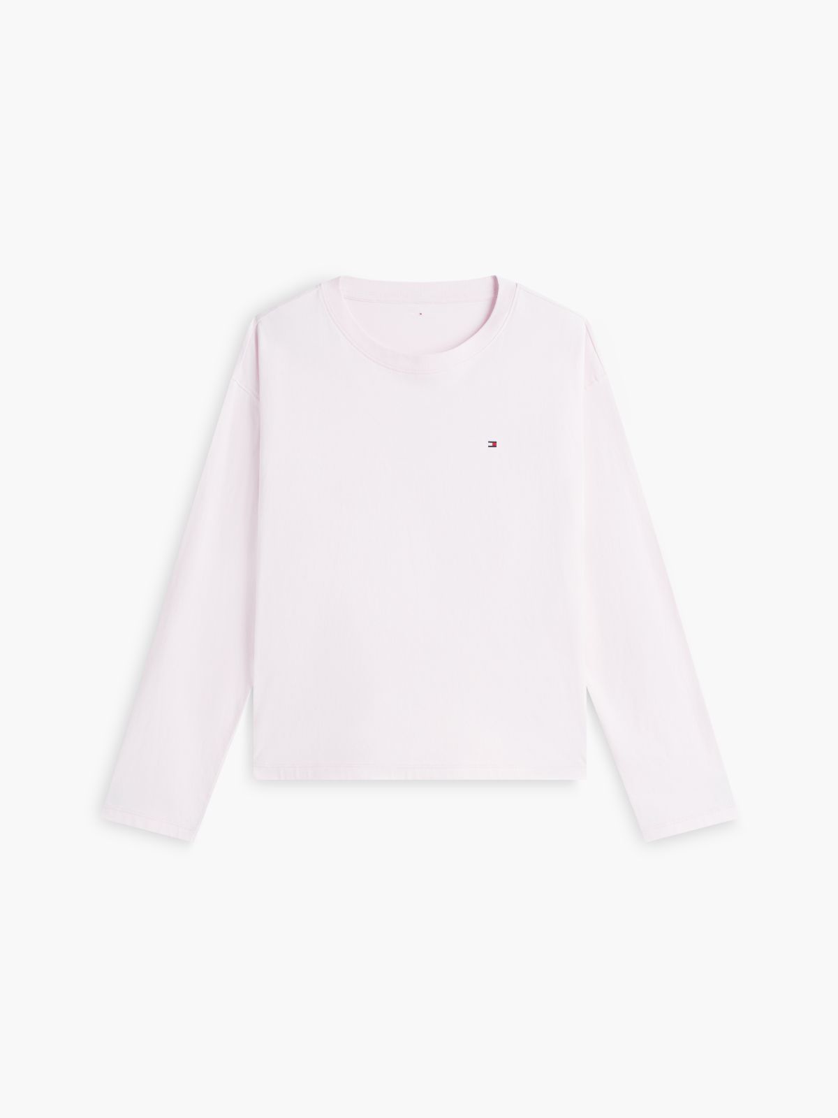 Essential Jersey Long Sleeve Pyjama Set — White