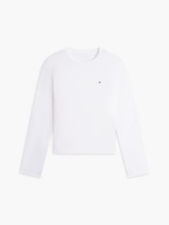 Essential Woven Long Sleeve Pyjama Set — White 5