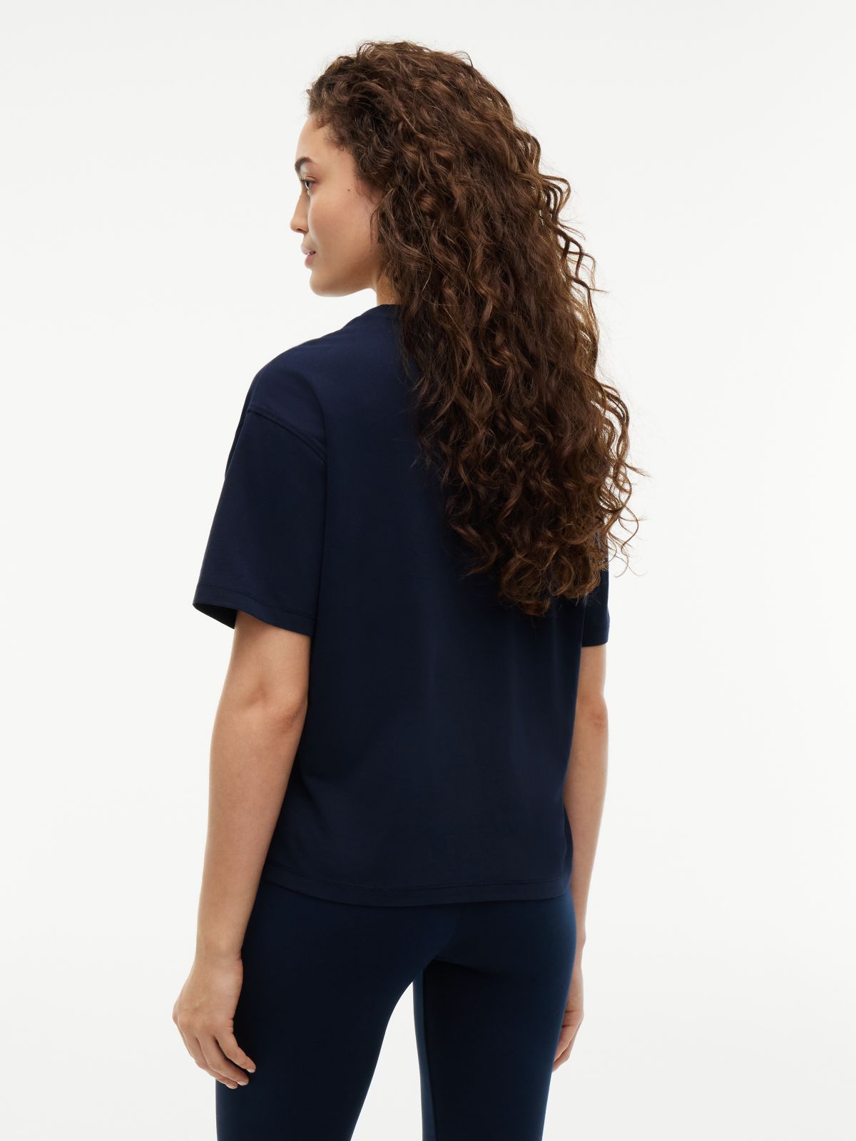 Essential Jersey Relaxed Lounge T-Shirt — Blue