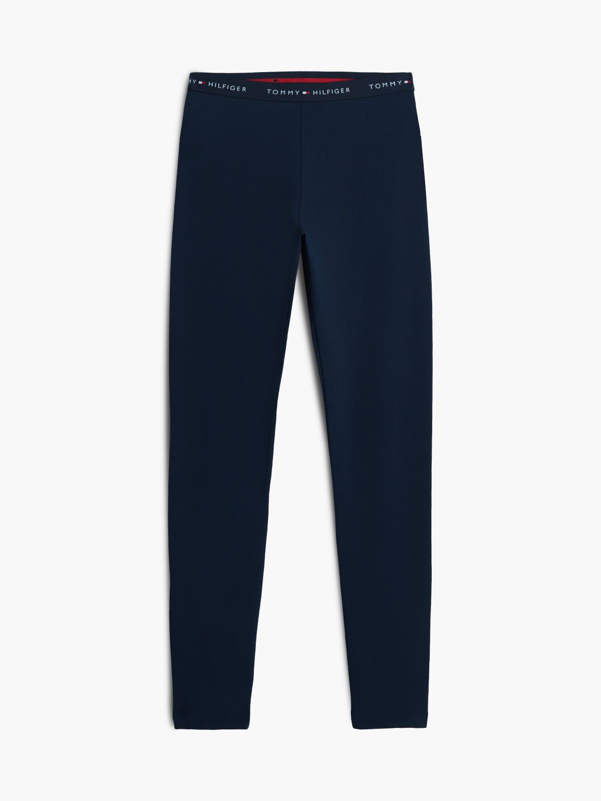 Essential Logo Waistband Relaxed Lounge Leggings — Blue