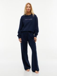 Essential Terry Relaxed Lounge Sweatshirt — Blue 2