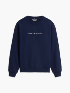 Essential Terry Relaxed Lounge Sweatshirt — Blue 5