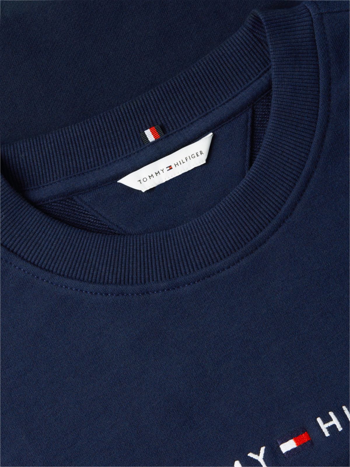 Essential Terry Relaxed Lounge Sweatshirt — Blue
