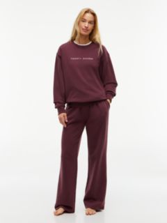 Essential Terry Relaxed Lounge Sweatshirt — Brown 2