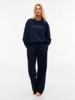 Essential Terry Relaxed Lounge Joggers — Blue 2