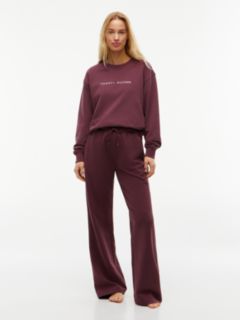 Essential Terry Relaxed Lounge Joggers — Brown 2