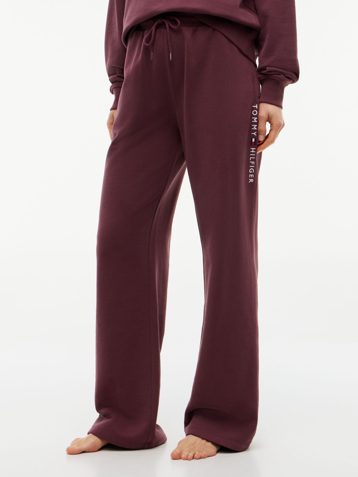 Essential Terry Relaxed Lounge Joggers — Brown