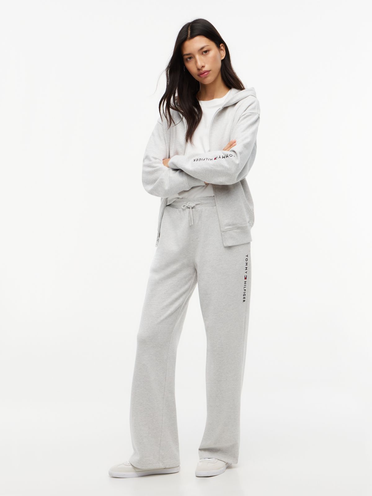 Essential Terry Relaxed Lounge Joggers — Grey