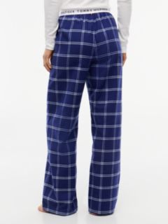 Heritage Flannel Relaxed Pyjama Bottoms — Blue 4