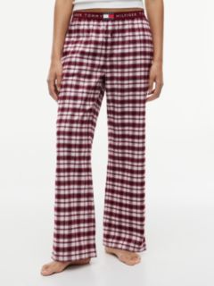 Heritage Flannel Relaxed Pyjama Bottoms — Pink 2
