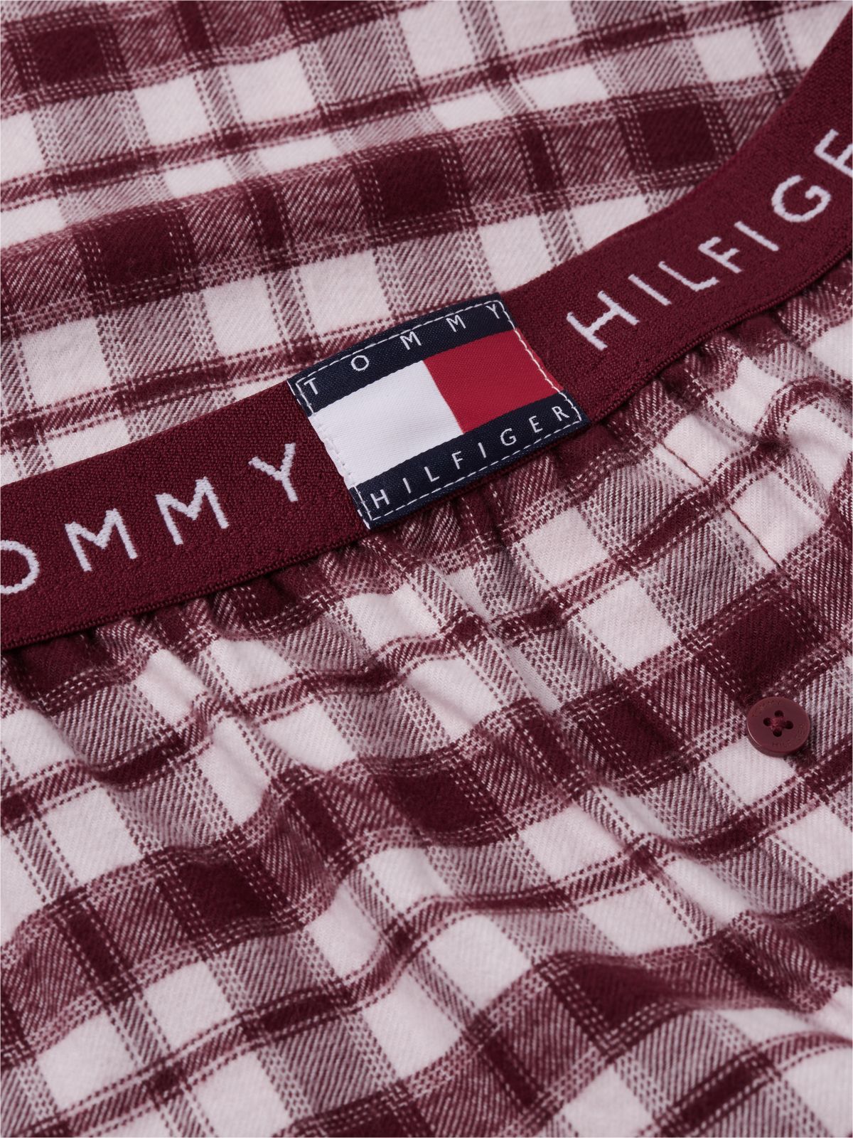 Heritage Flannel Relaxed Pyjama Bottoms — Pink