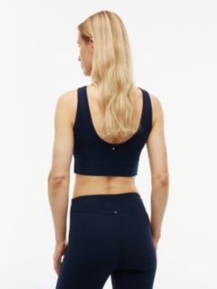 Heritage Crest Relaxed Bralette — Blue 4