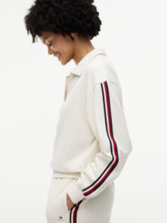 Global Stripe Relaxed Lounge Rugby Jumper — Yellow 3