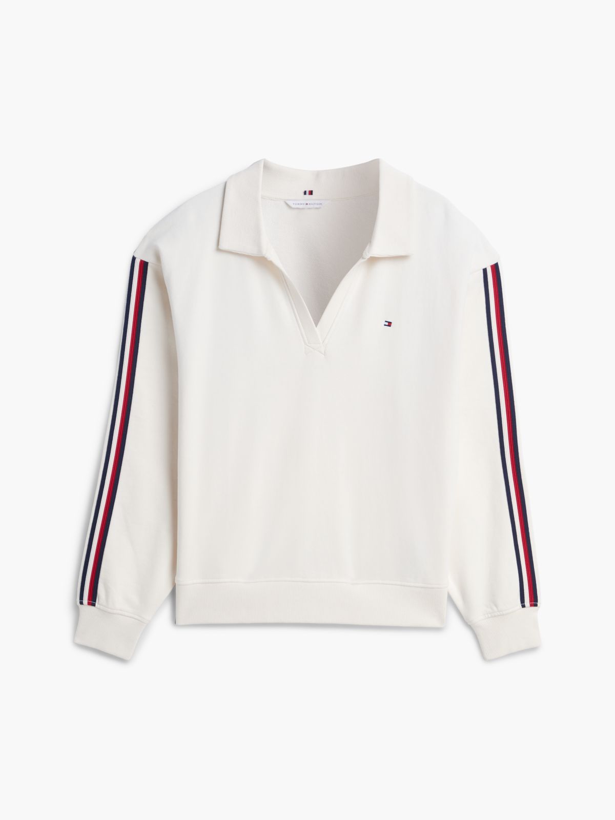 Global Stripe Relaxed Lounge Rugby Jumper — Yellow