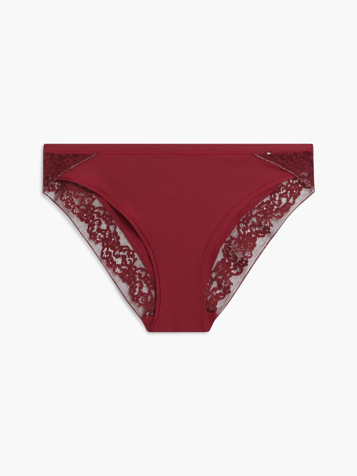 Floral Lace Briefs — White
