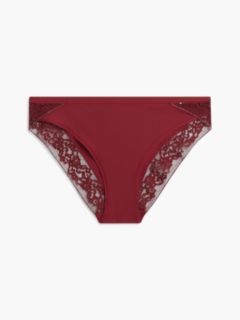 Floral Lace Briefs — White 5