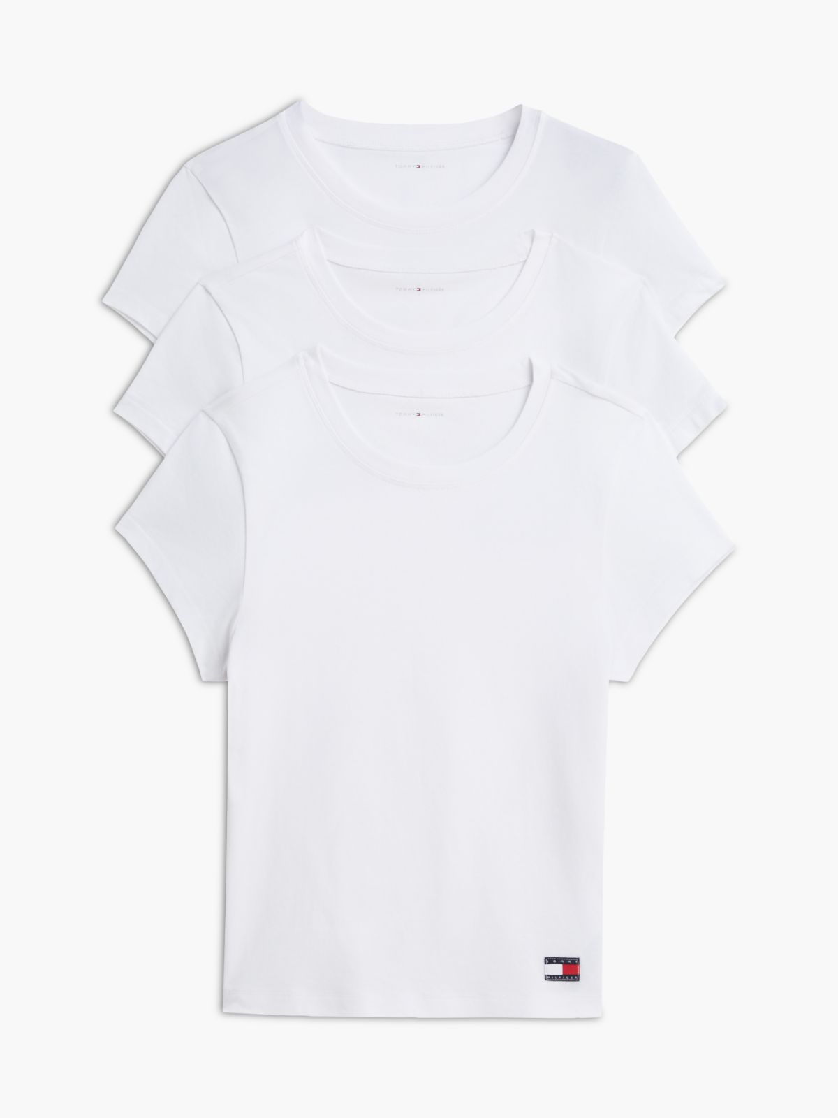 3-Pack Heritage Logo Lounge T-Shirts — White