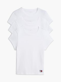 3-Pack Heritage Logo Lounge T-Shirts — White 1