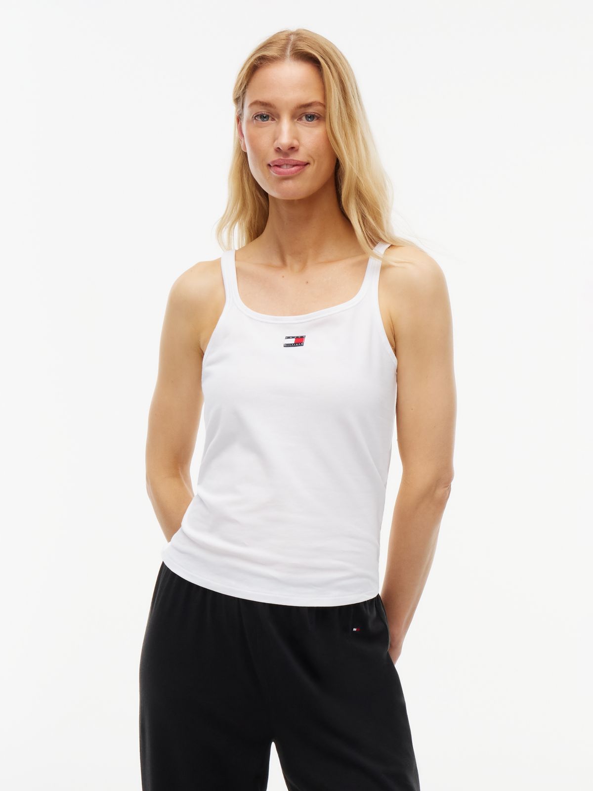 3-Pack Heritage Logo Lounge Tank Tops — White