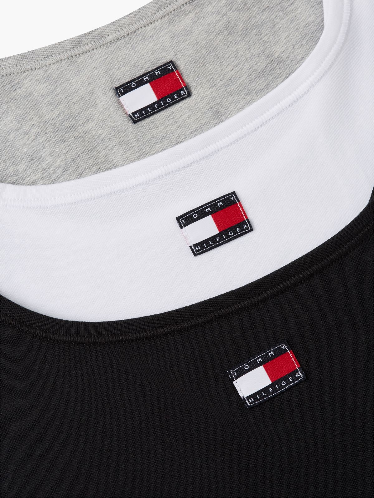 3-Pack Heritage Logo Lounge Tank Tops — White